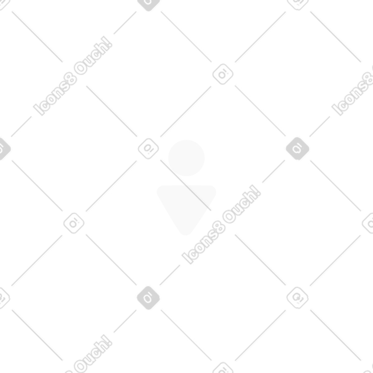 User avatar minimal profile symbol for account login interfaces illustration in Dimension style download in PNG, SVG