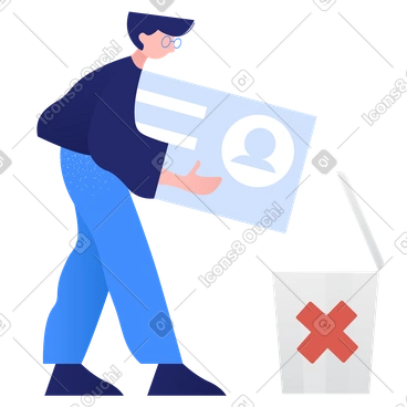 Account deleting PNG, SVG