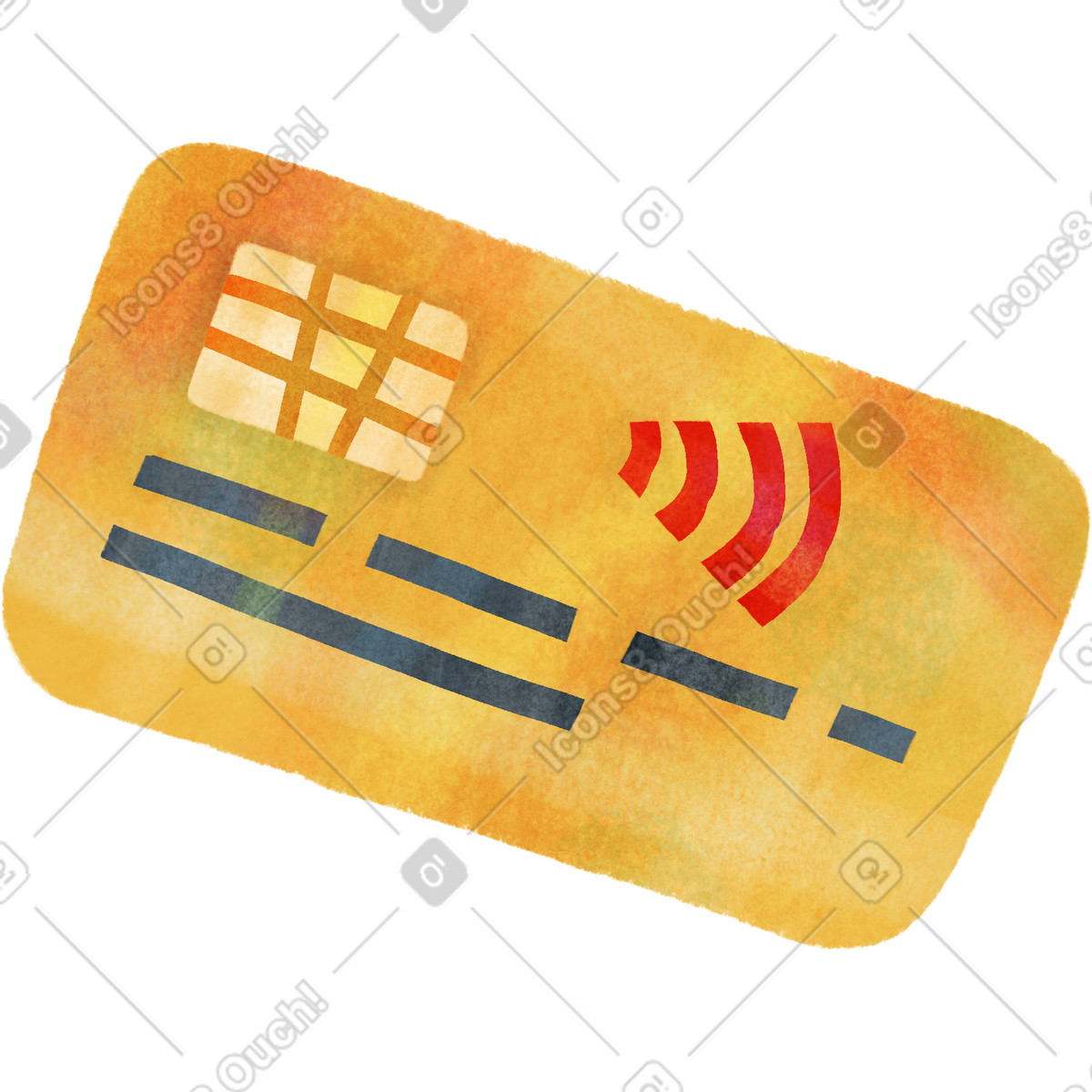Jungle スタイルの Credit card のイラストをPNG、SVG形式でダウンロード