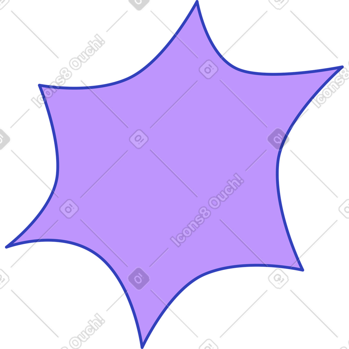 Frame illustration in Eyeful style download in PNG, SVG