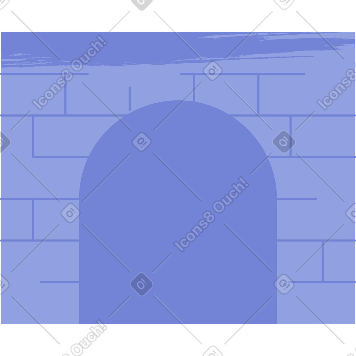 Illustration Cheminée vide dans le style Juicy à télécharger aux formats PNG, SVG