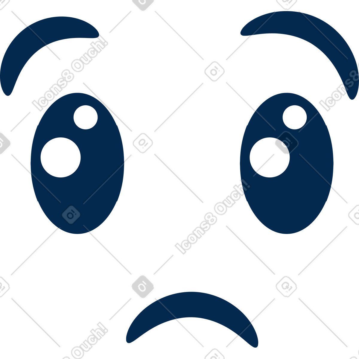 Ilustração de Triste em no estilo Flame para baixar em PNG, SVG