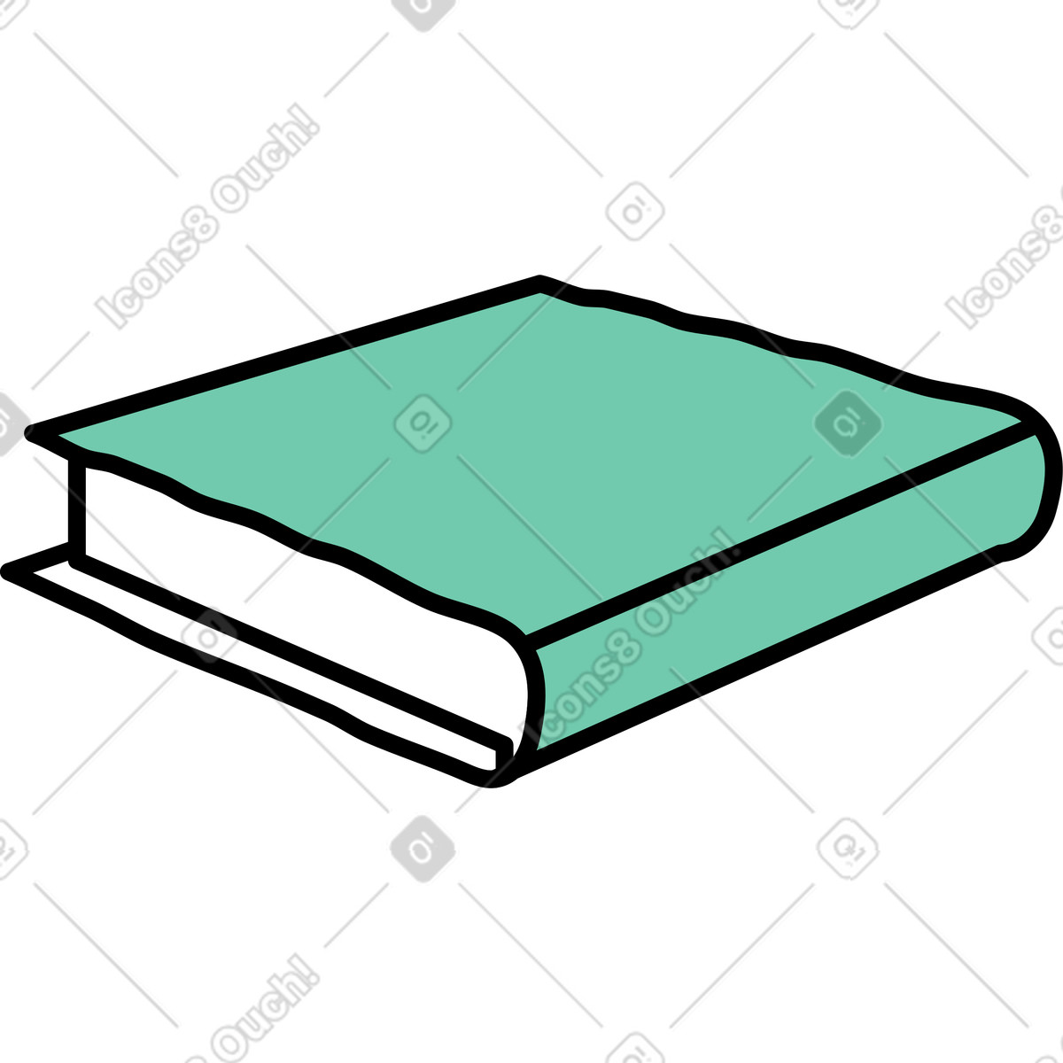 Book illustration in Notes style download in PNG, SVG
