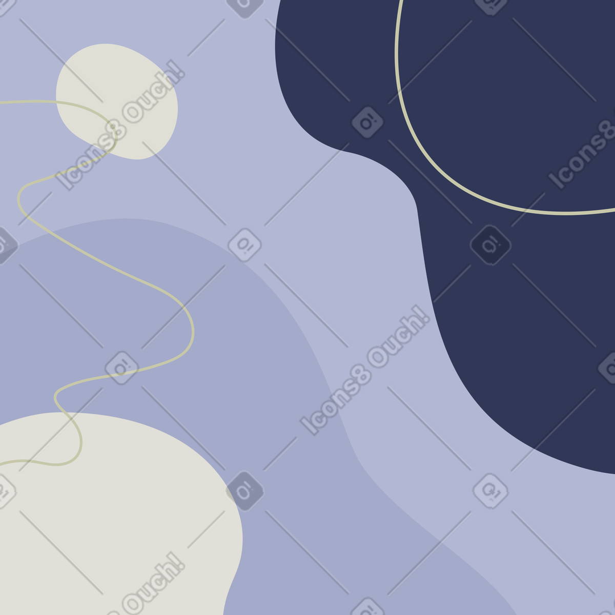 Sfondo astratto blu con linee illustrazione in stile Experimental scarica in PNG, SVG