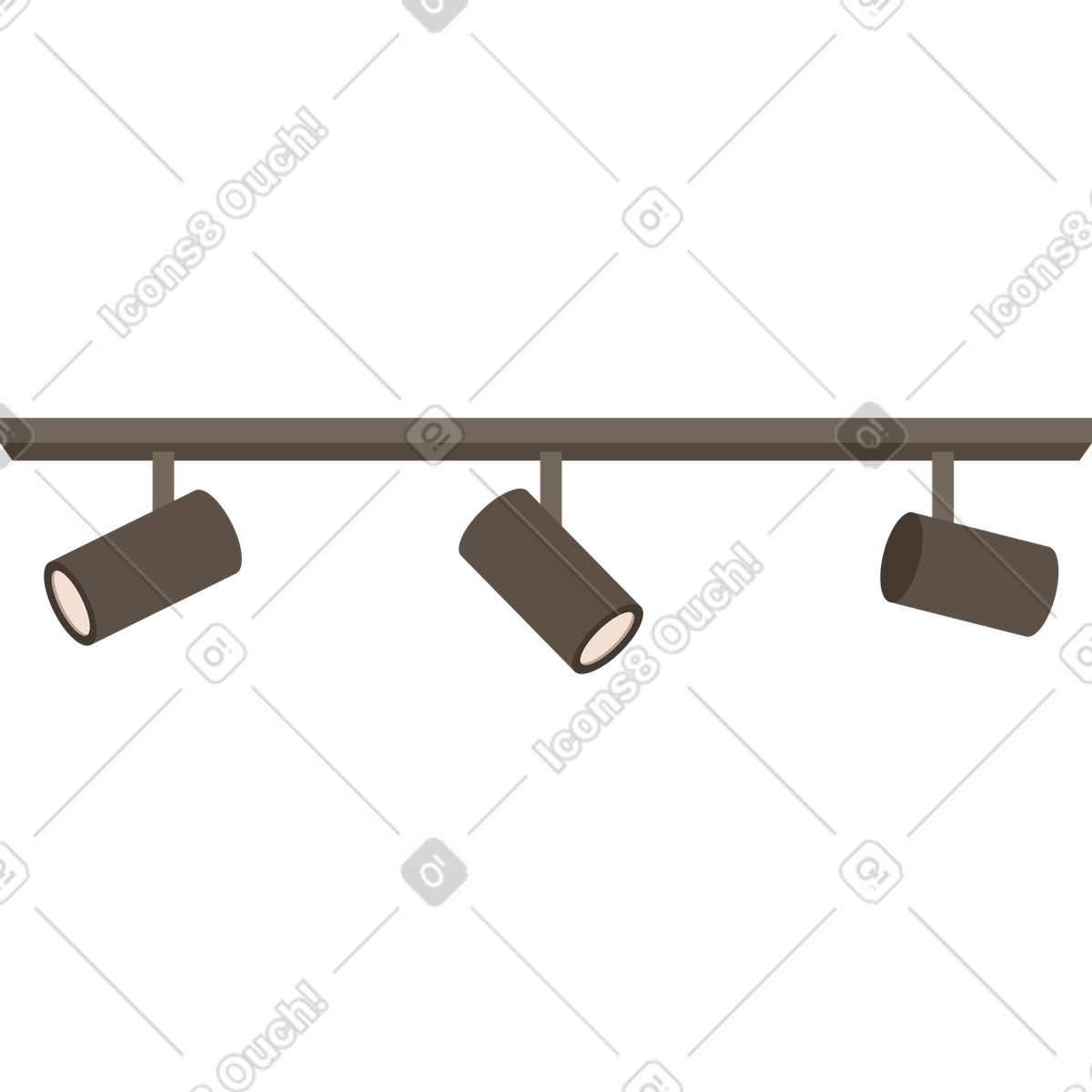 Luminaire illustration in Vivid style download in PNG, SVG