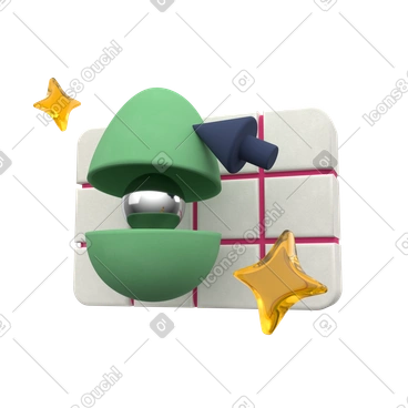 3D Grid Style Vector Illustrations in PNG and SVG