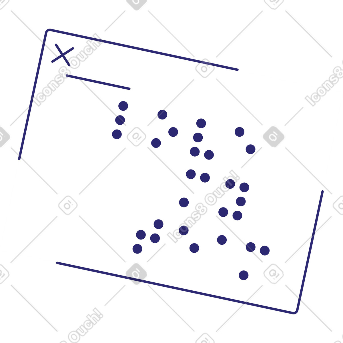 Window with braille text illustration in Cut style download in PNG, SVG