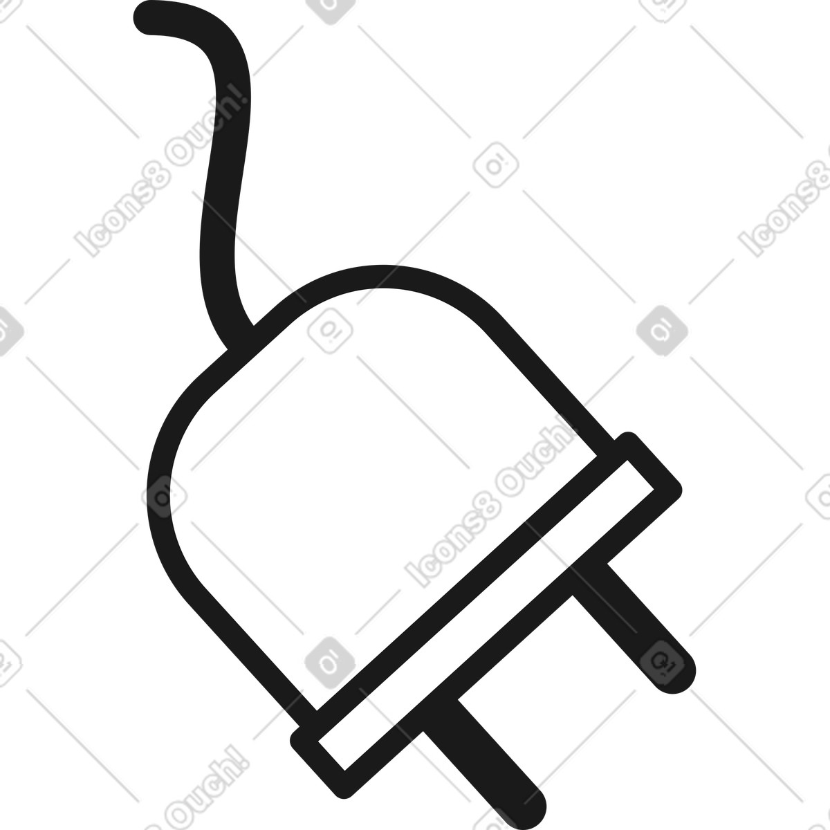 Ilustração de Plugue em no estilo Taxi para baixar em PNG, SVG