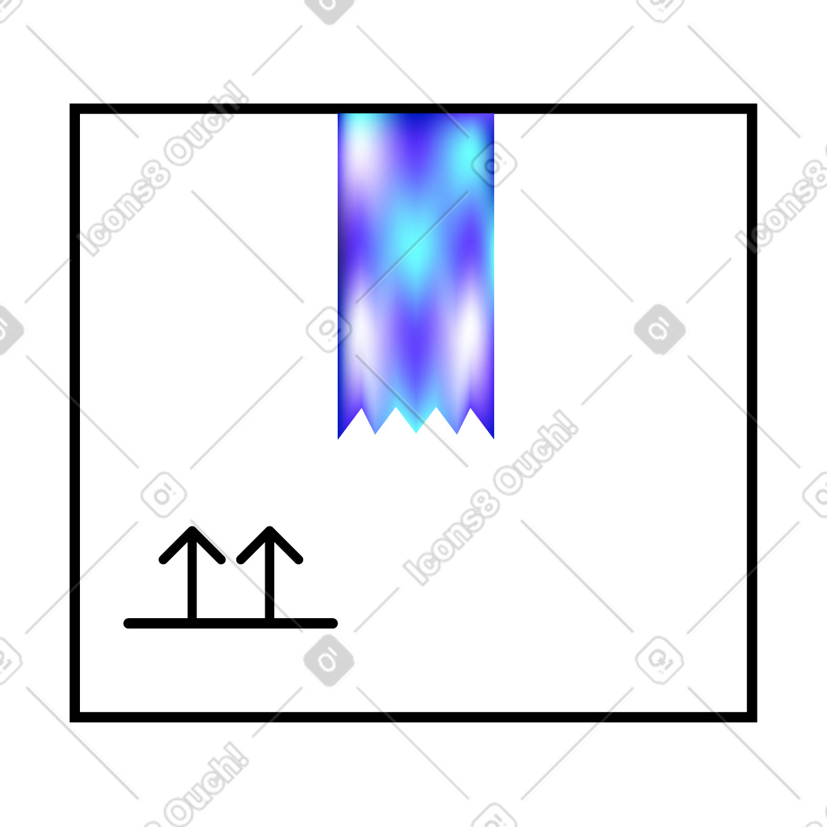 Box illustration in Pure style download in PNG, SVG
