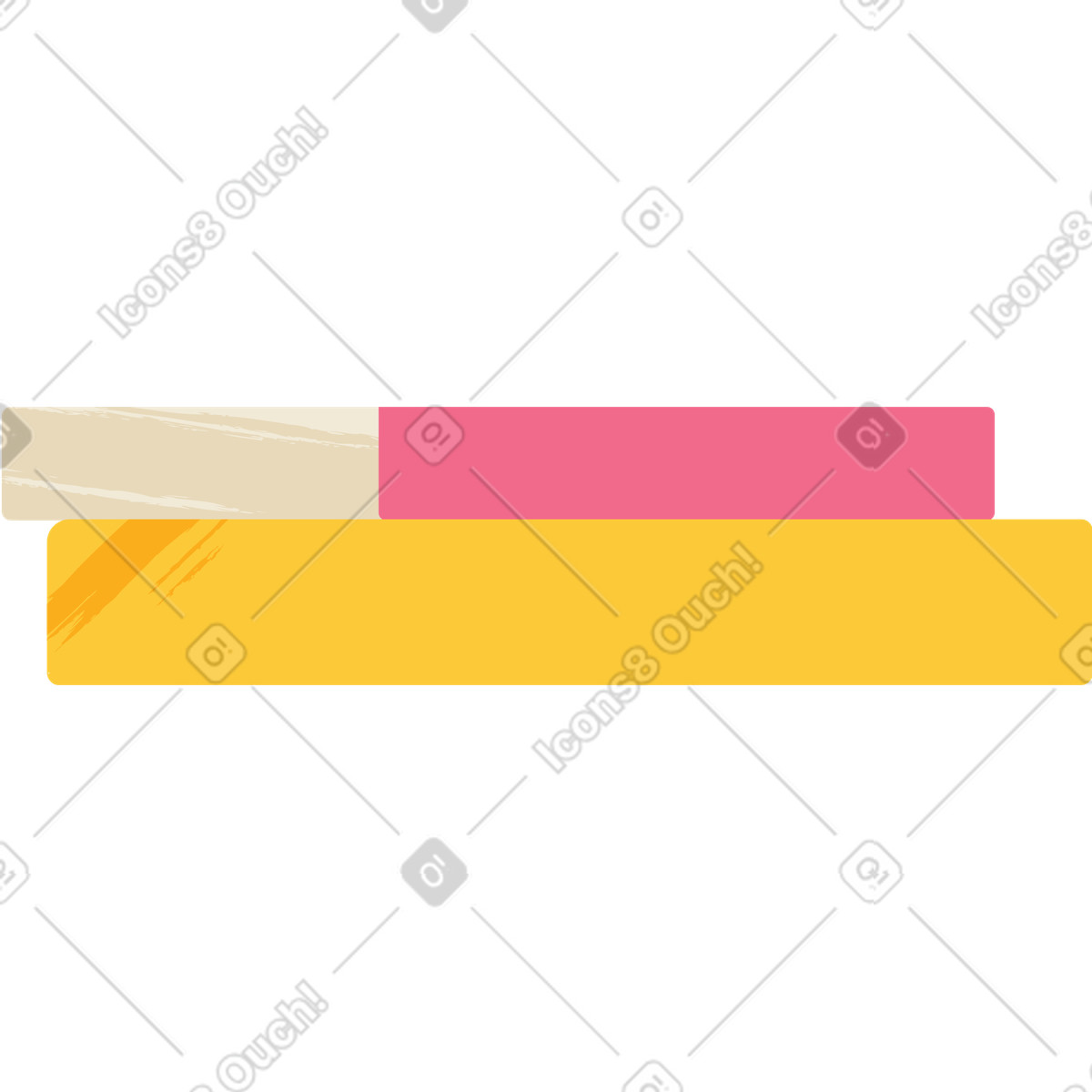 Ilustración Dos cuadernos en estilo Juicy a descargar en PNG y SVG