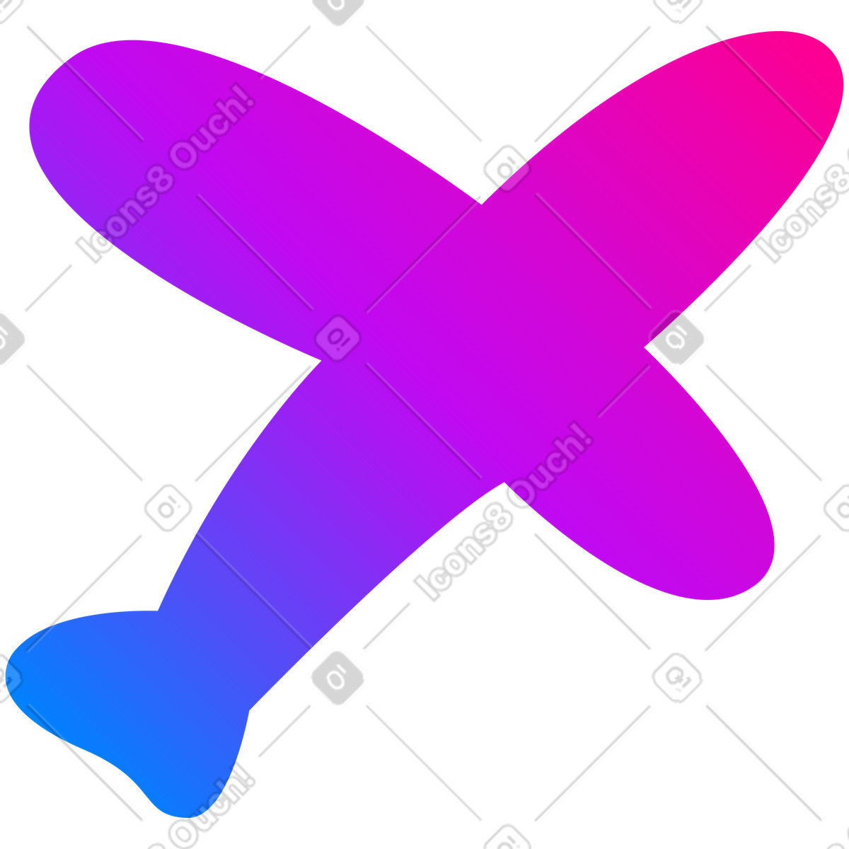 下载 Vibrant 风格的 飞机 插画，支持 PNG、SVG 格式