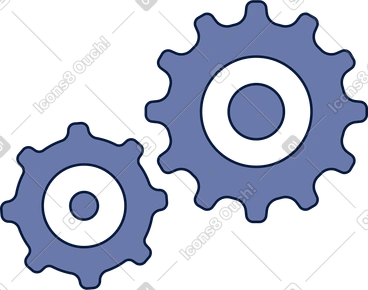 Engrenages PNG, SVG