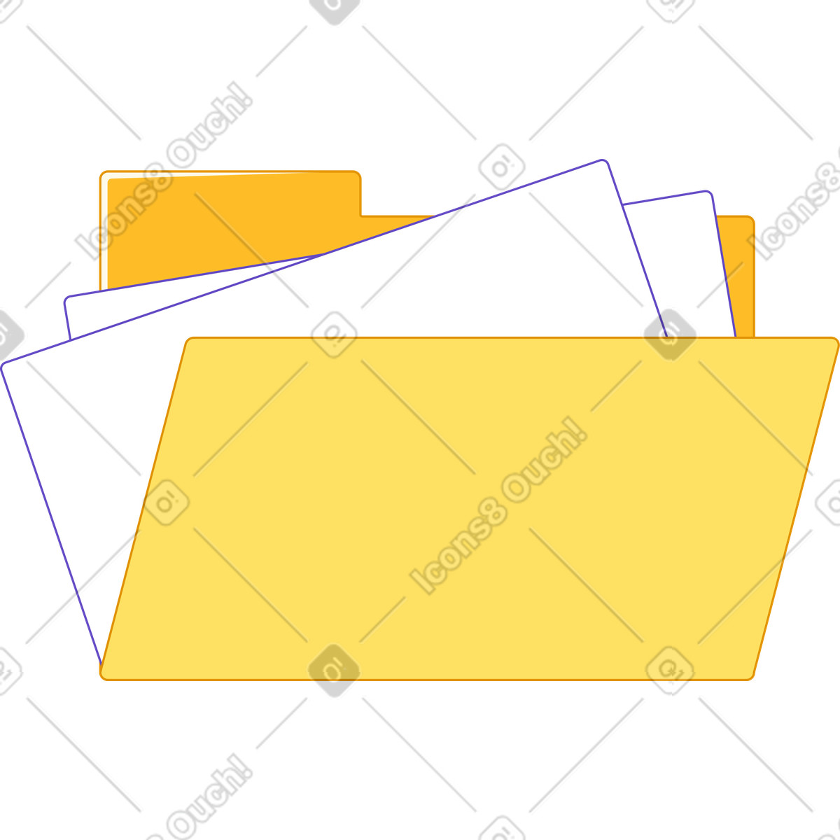 下载 Rainbow 风格的 夹 插画，支持 PNG、SVG 格式