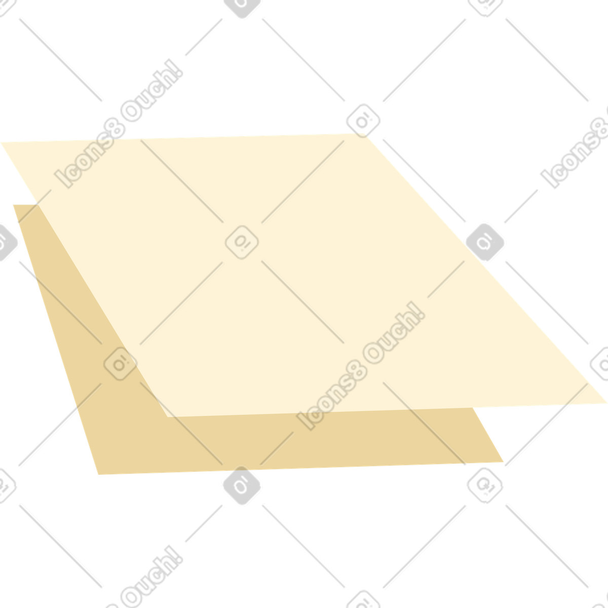 Papiere-Illustration im Catchy-Stil als Download in PNG, SVG