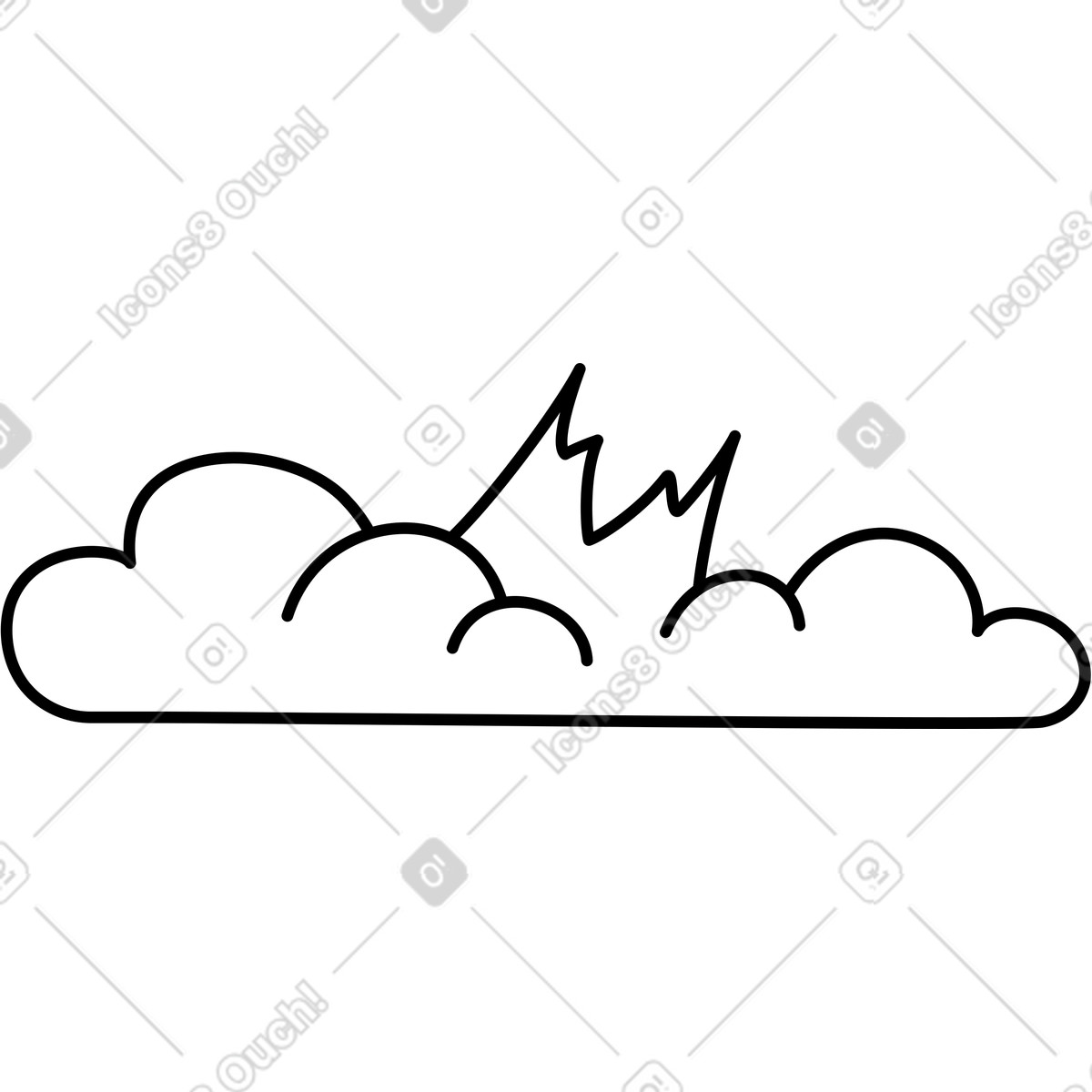 Fumo illustrazione in stile Transistor scarica in PNG, SVG