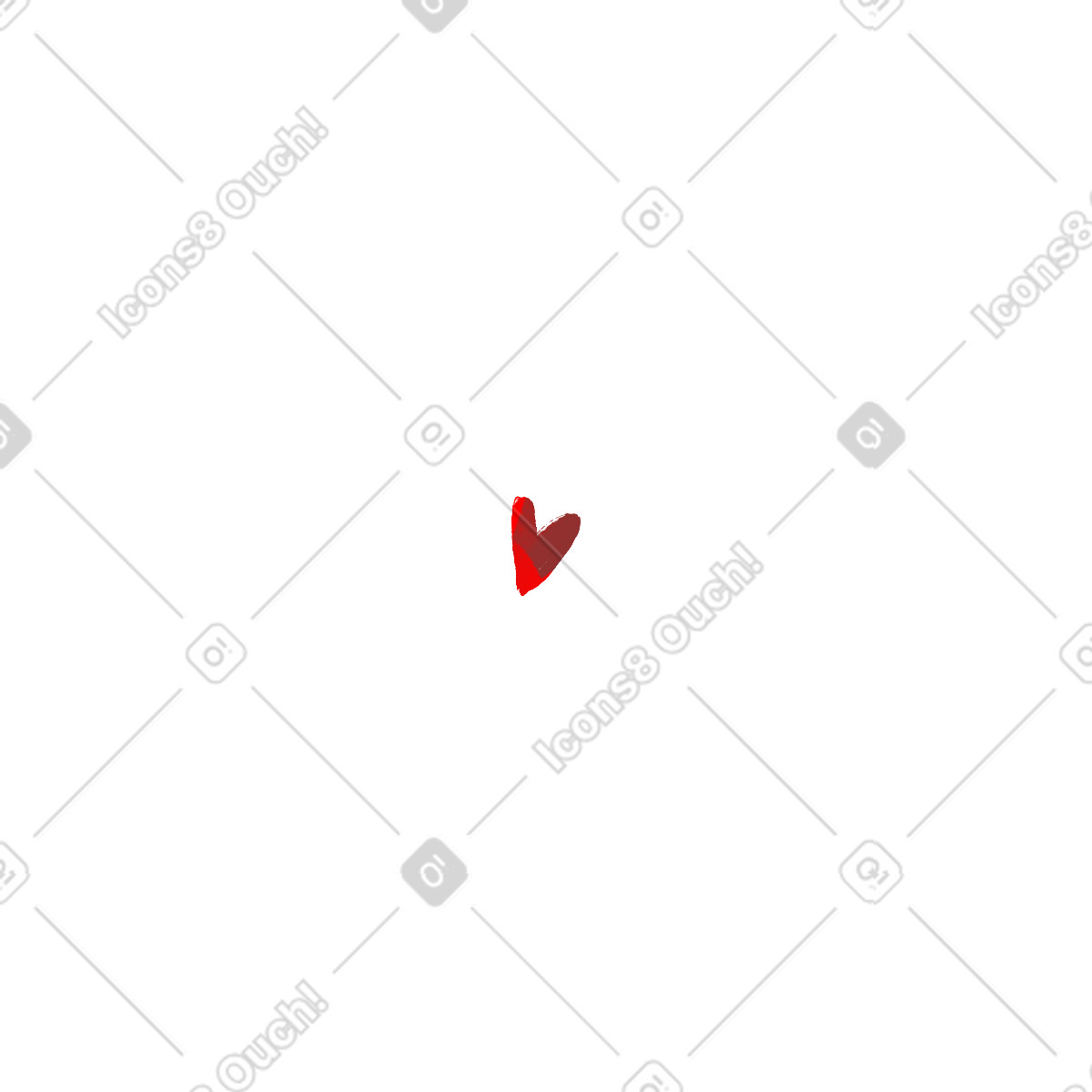 Ilustração de Coração em no estilo Fabulous para baixar em PNG, SVG