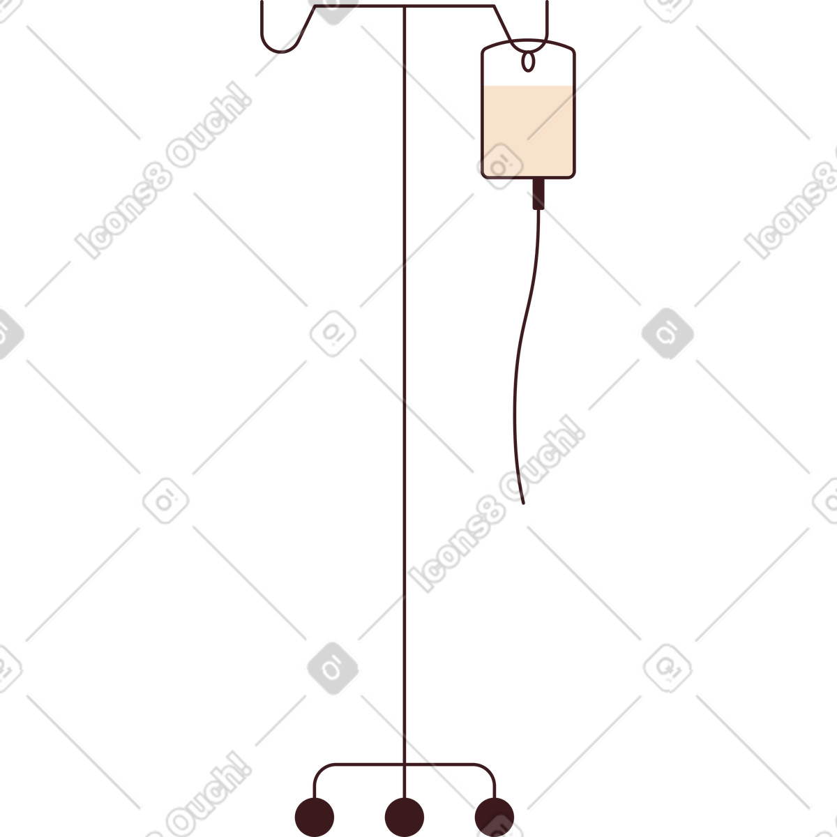 Fallen-Illustration im Folks-Stil als Download in PNG, SVG