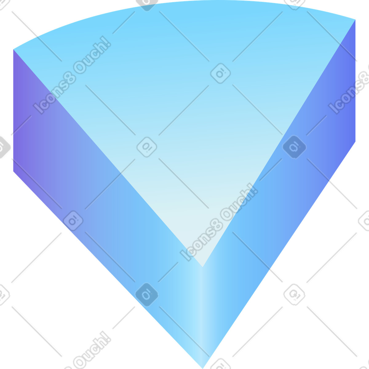 Ilustración Parte de un gráfico circular en estilo Hi-tech a descargar en PNG y SVG
