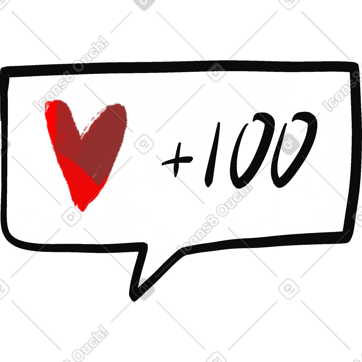 Like illustration in Fabulous style download in PNG, SVG