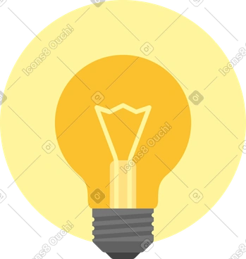 Light bulb idea PNG, SVG