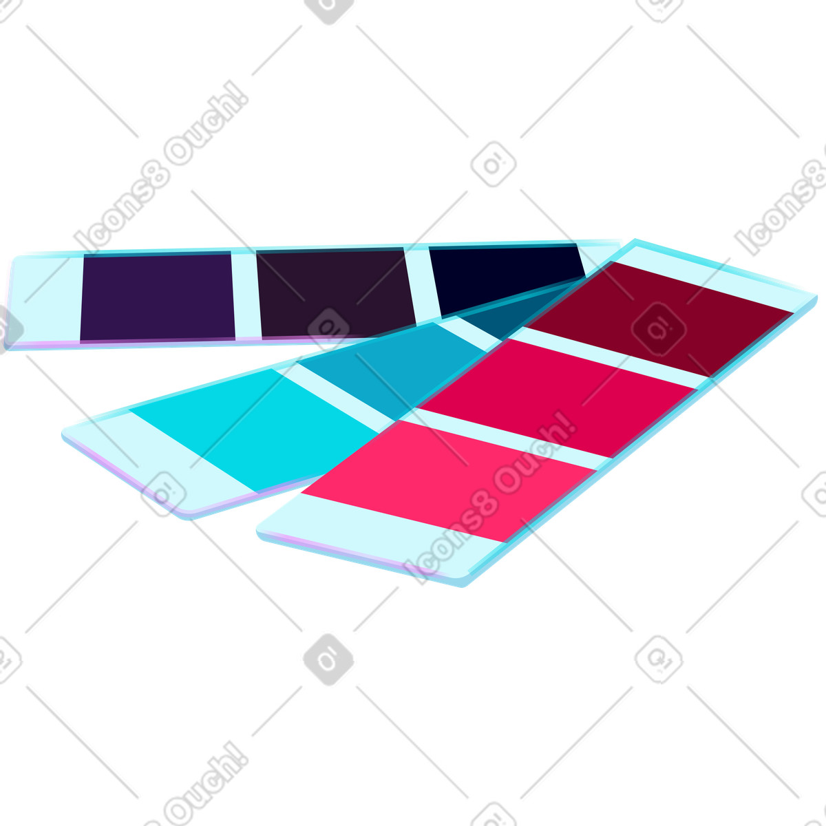 Illustration Palette dans le style Neon à télécharger aux formats PNG, SVG