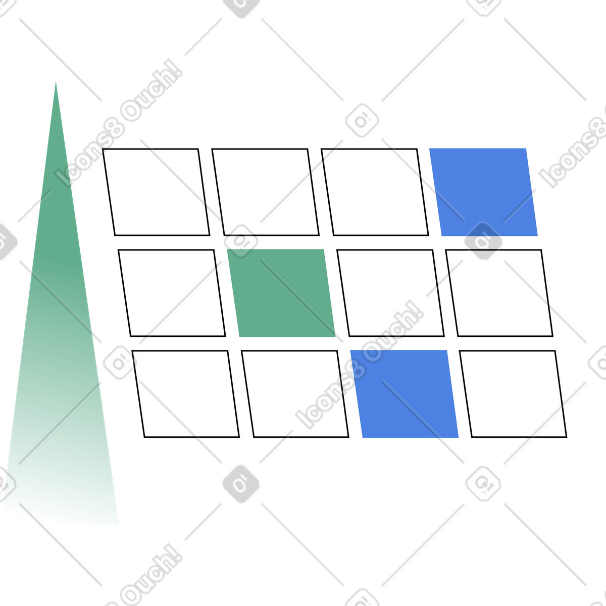 Calendario da tavolo illustrazione in stile Network scarica in PNG, SVG