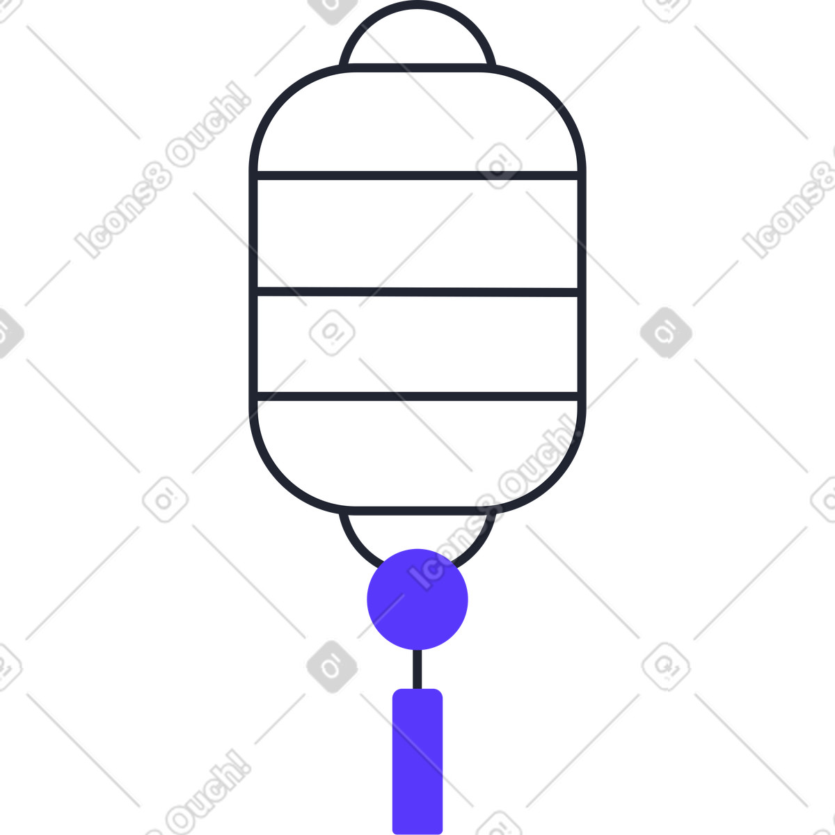下载 Pablita 风格的 灯笼 插画，支持 PNG、SVG 格式