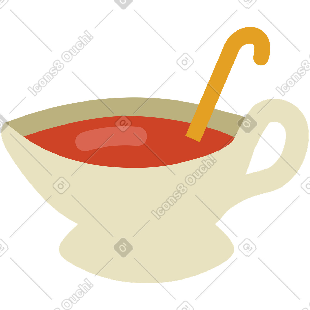 下载 Arabica 风格的 红莓酱 插画，支持 PNG、SVG 格式