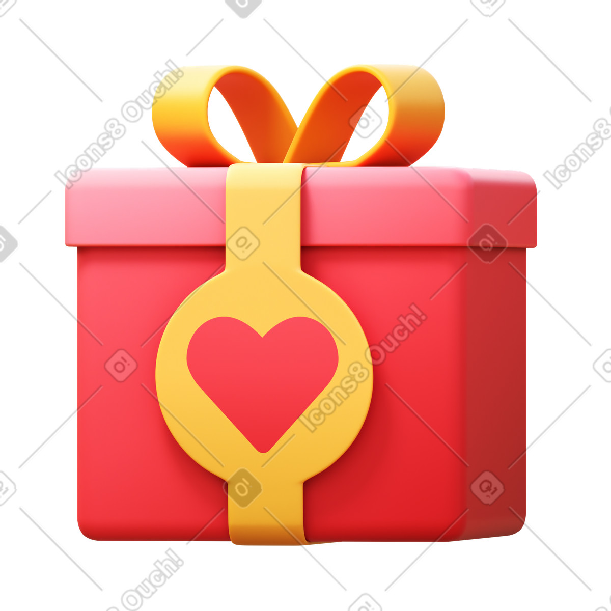 Illustration Wedding gift dans le style 3D Fluency à télécharger aux formats PNG, SVG