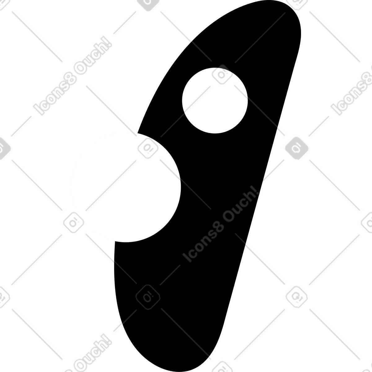 Ilustración Forma en estilo Looney a descargar en PNG y SVG