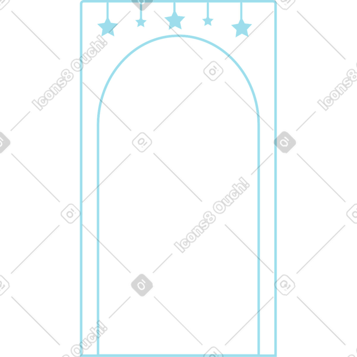 Bogen für hintergrund-Illustration im Daily-Stil als Download in PNG, SVG