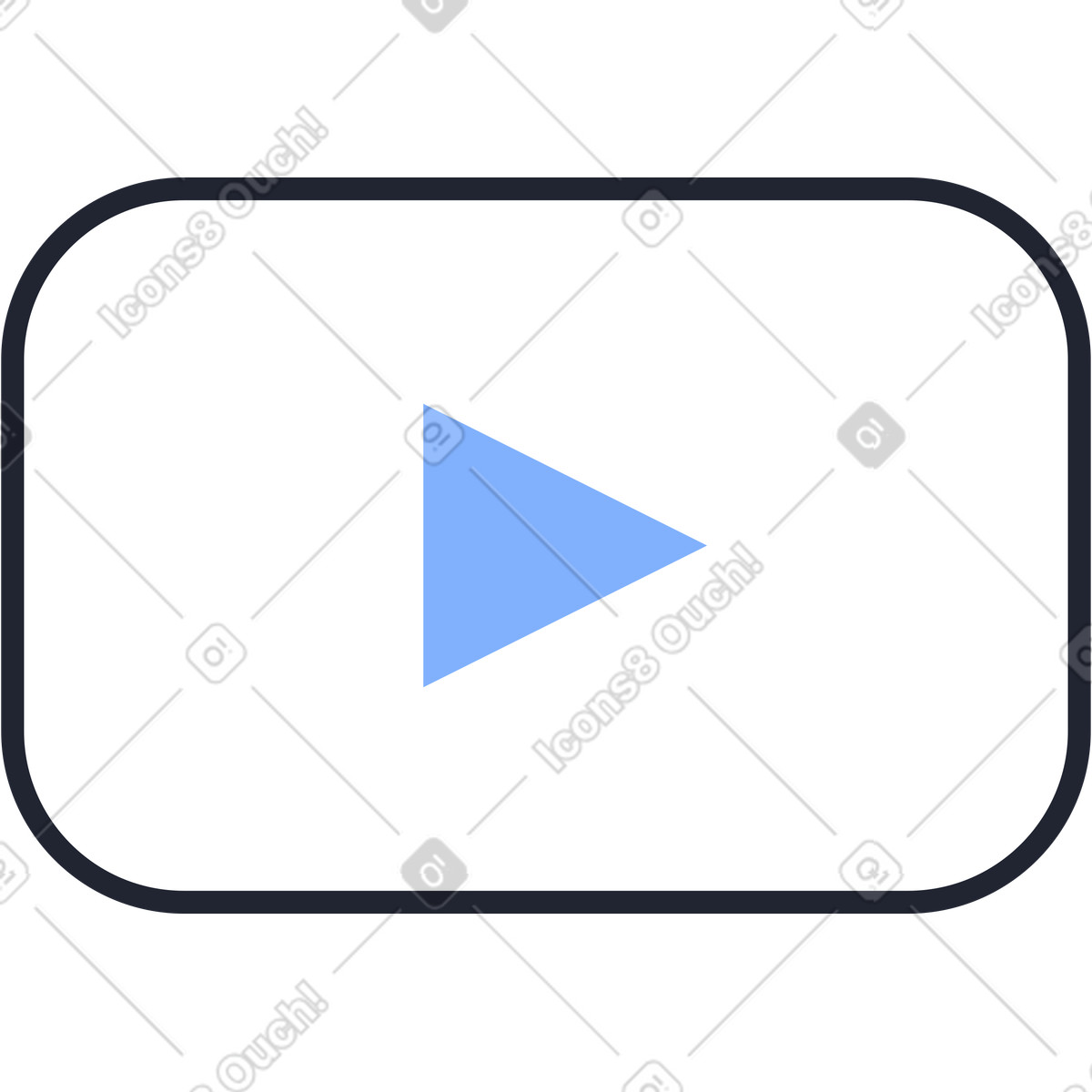 Video-taste-Illustration im Pablita-Stil als Download in PNG, SVG
