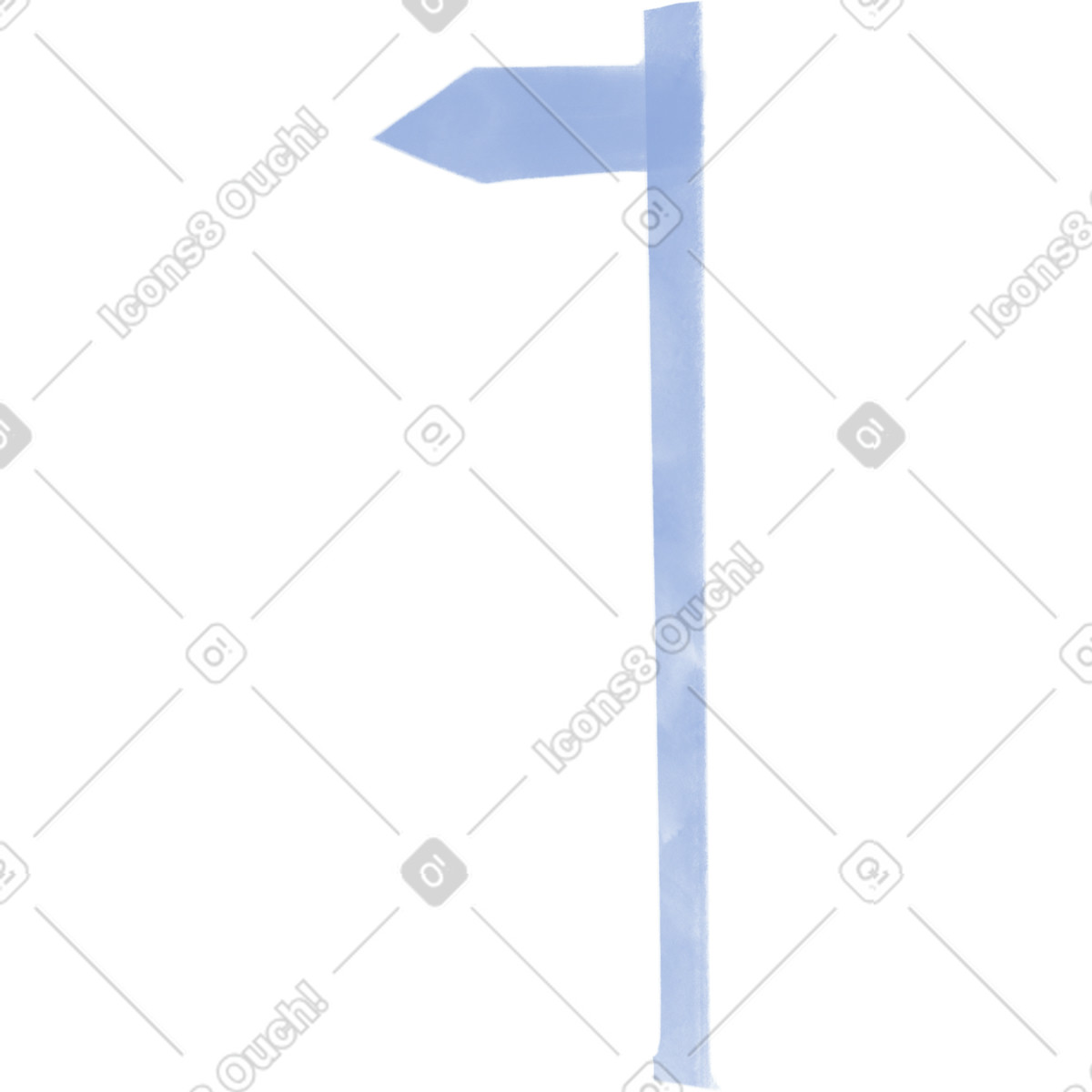 Ilustração de Blue signpost em no estilo Company para baixar em PNG, SVG