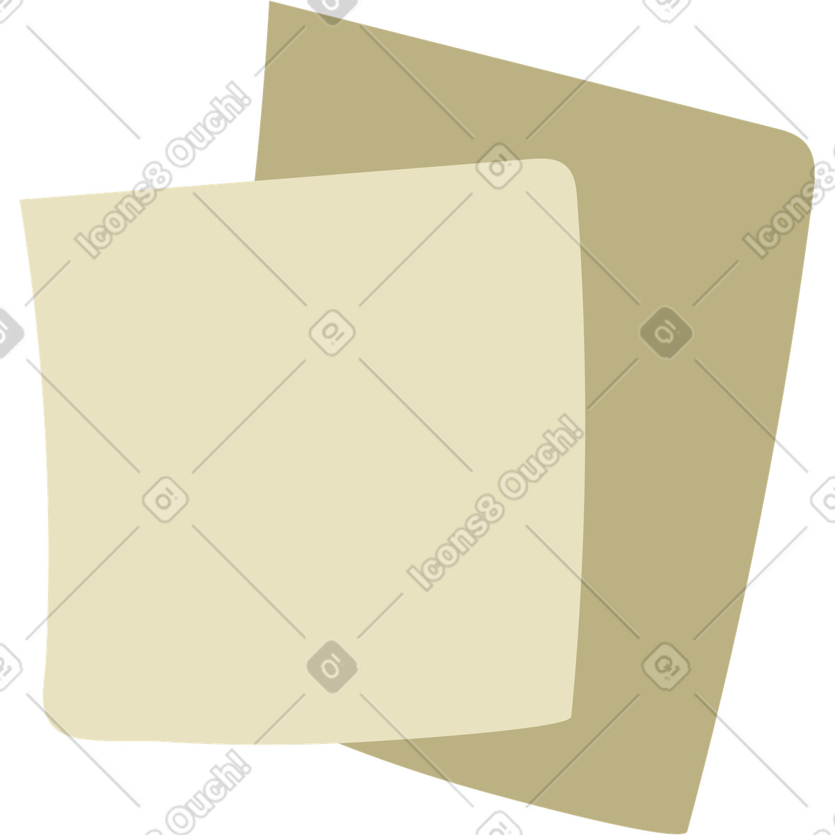Ilustração de Papéis em no estilo Arabica para baixar em PNG, SVG