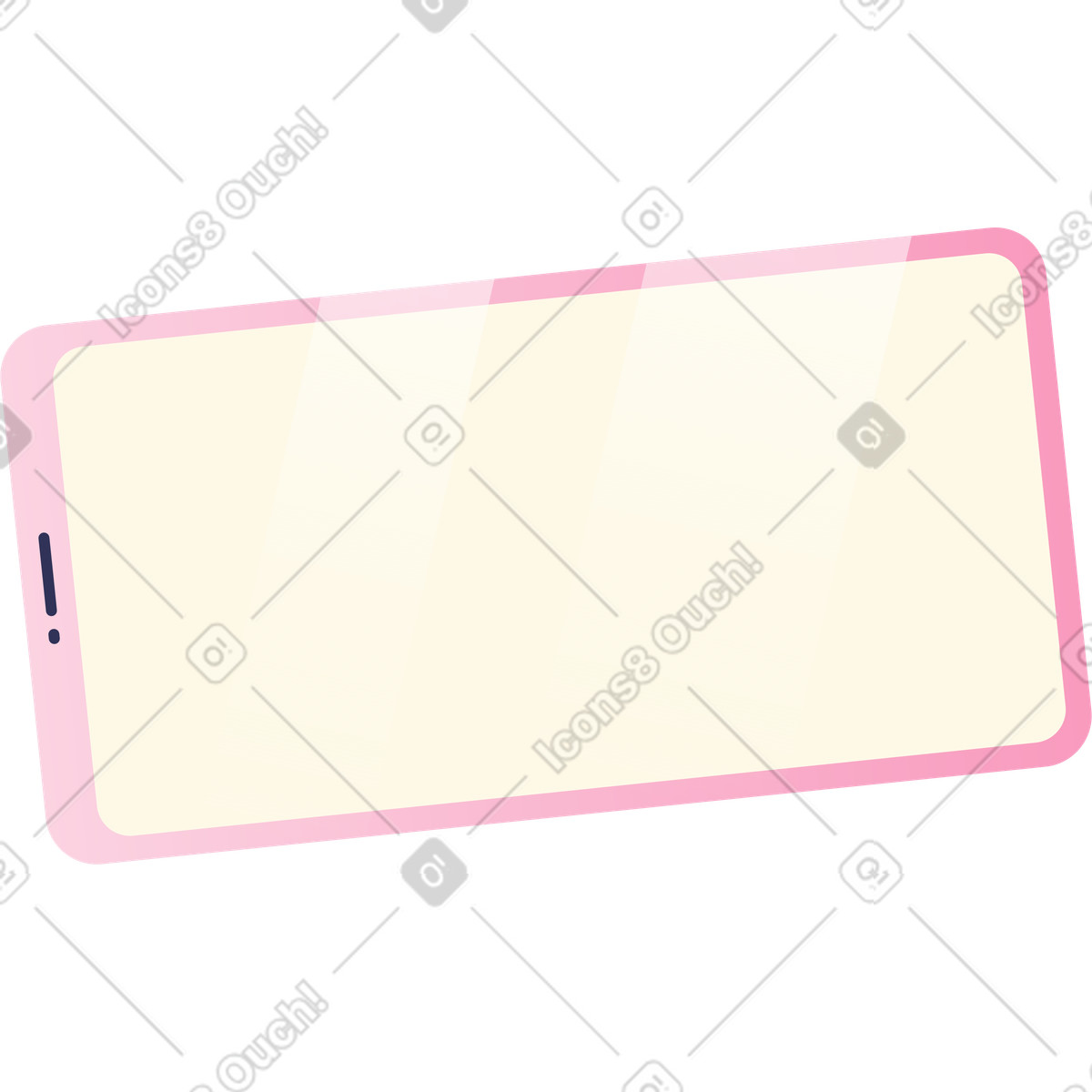 Telefono illustrazione in stile Beam scarica in PNG, SVG