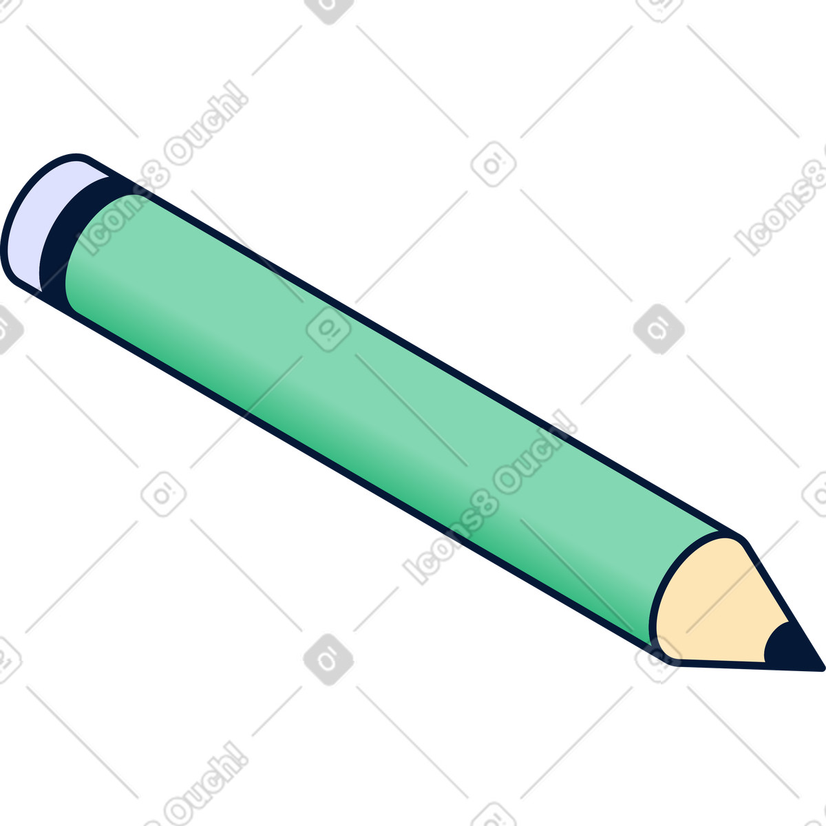 Pencil illustration in Neat style download in PNG, SVG