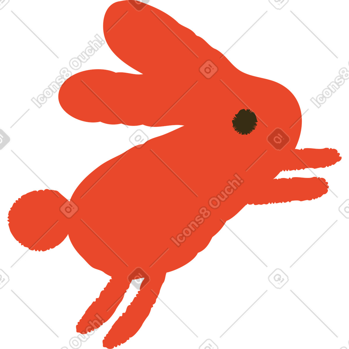 下载 Bermuda 风格的 兔子 插画，支持 PNG、SVG 格式