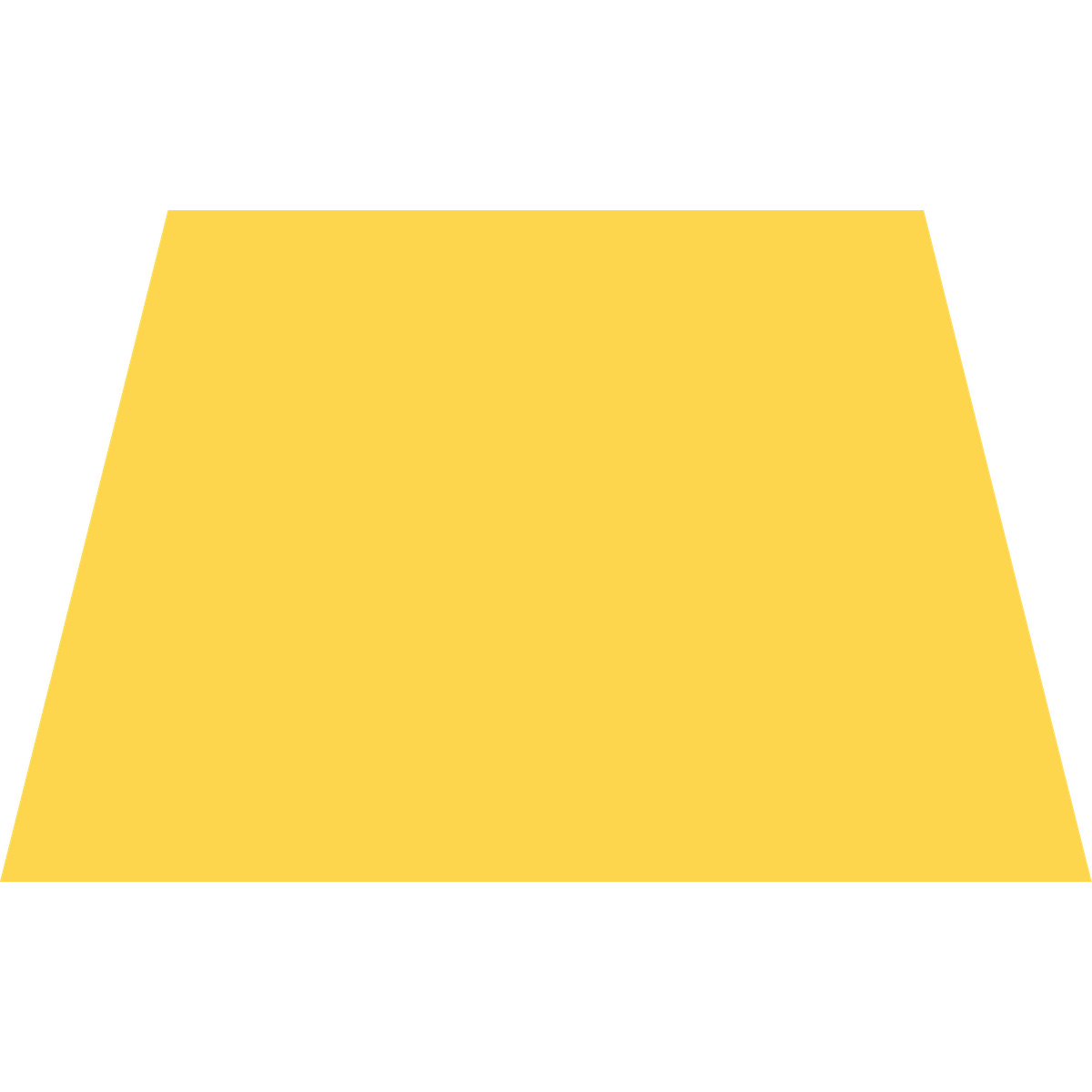 Illustration Trapeze yellow dans le style Fogg à télécharger aux formats PNG, SVG