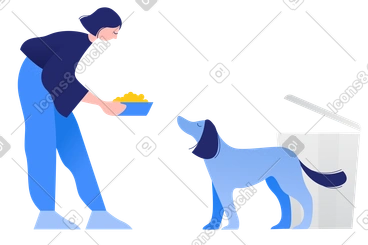 Caring for stray animals PNG, SVG
