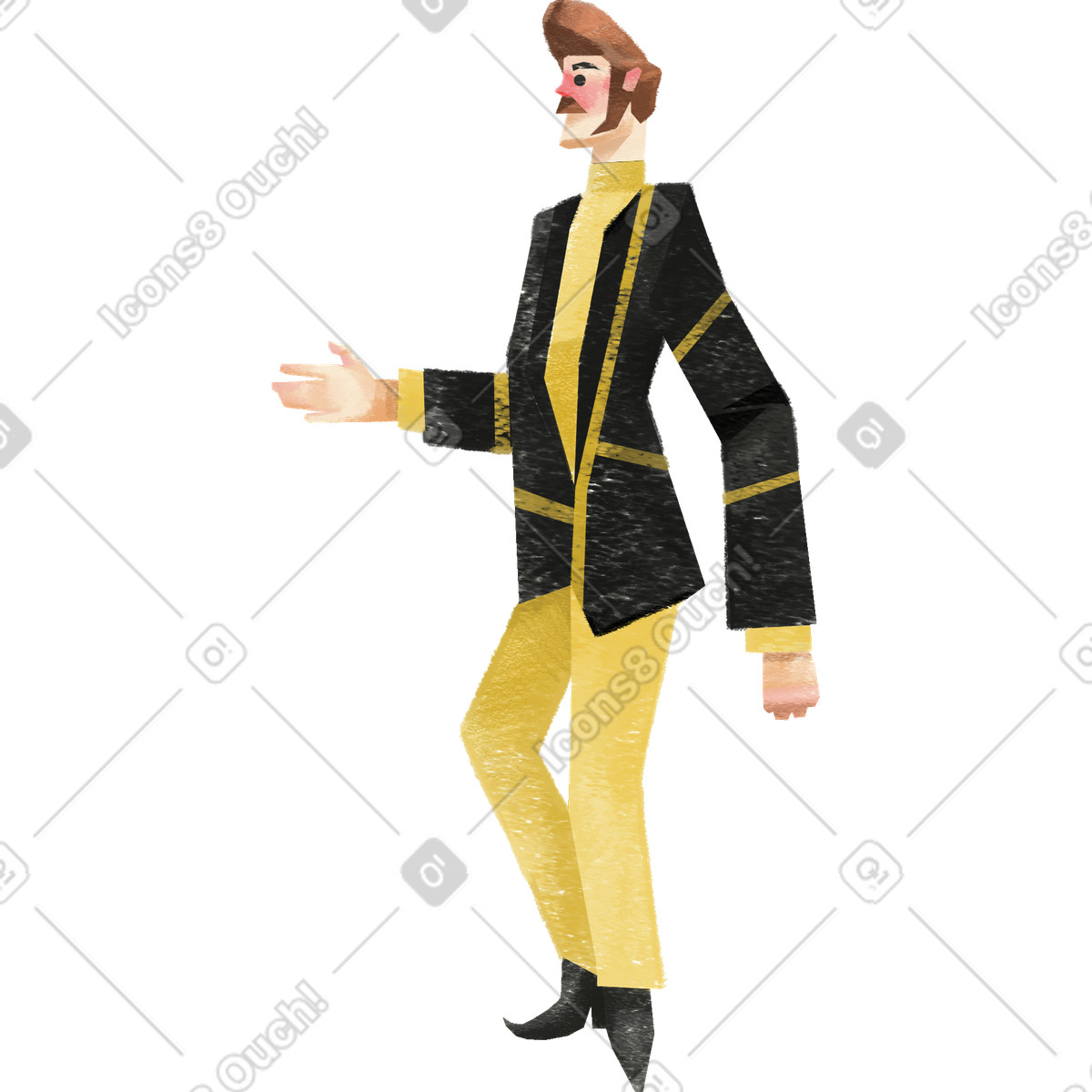 Ilustración Man en estilo Family a descargar en PNG y SVG