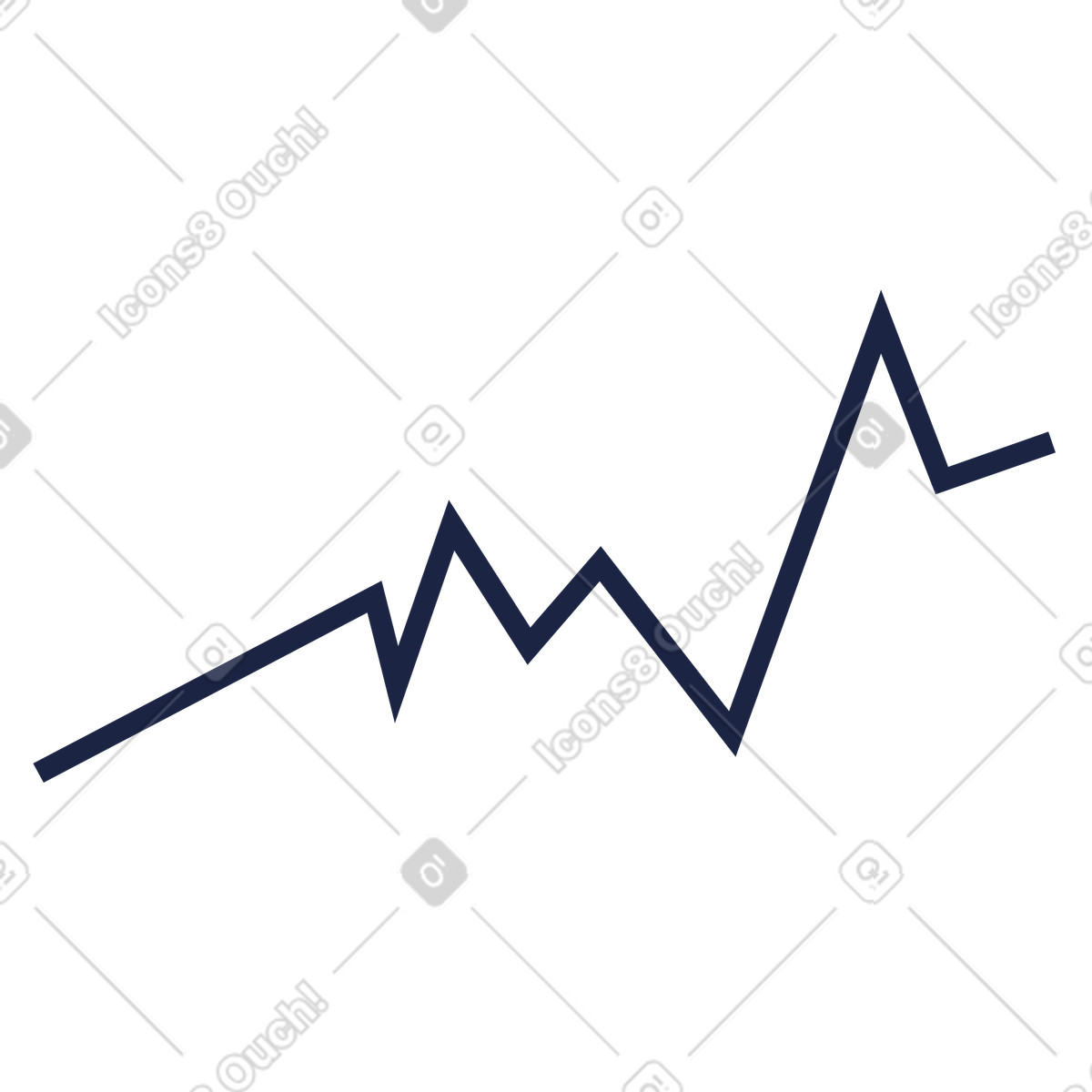 Line graph animated illustration in Urban style download in GIF, Lottie (JSON), AE