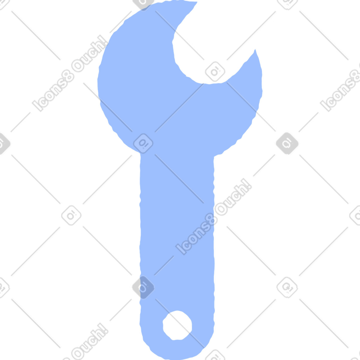 Illustration Clé dans le style Pablo à télécharger aux formats PNG, SVG