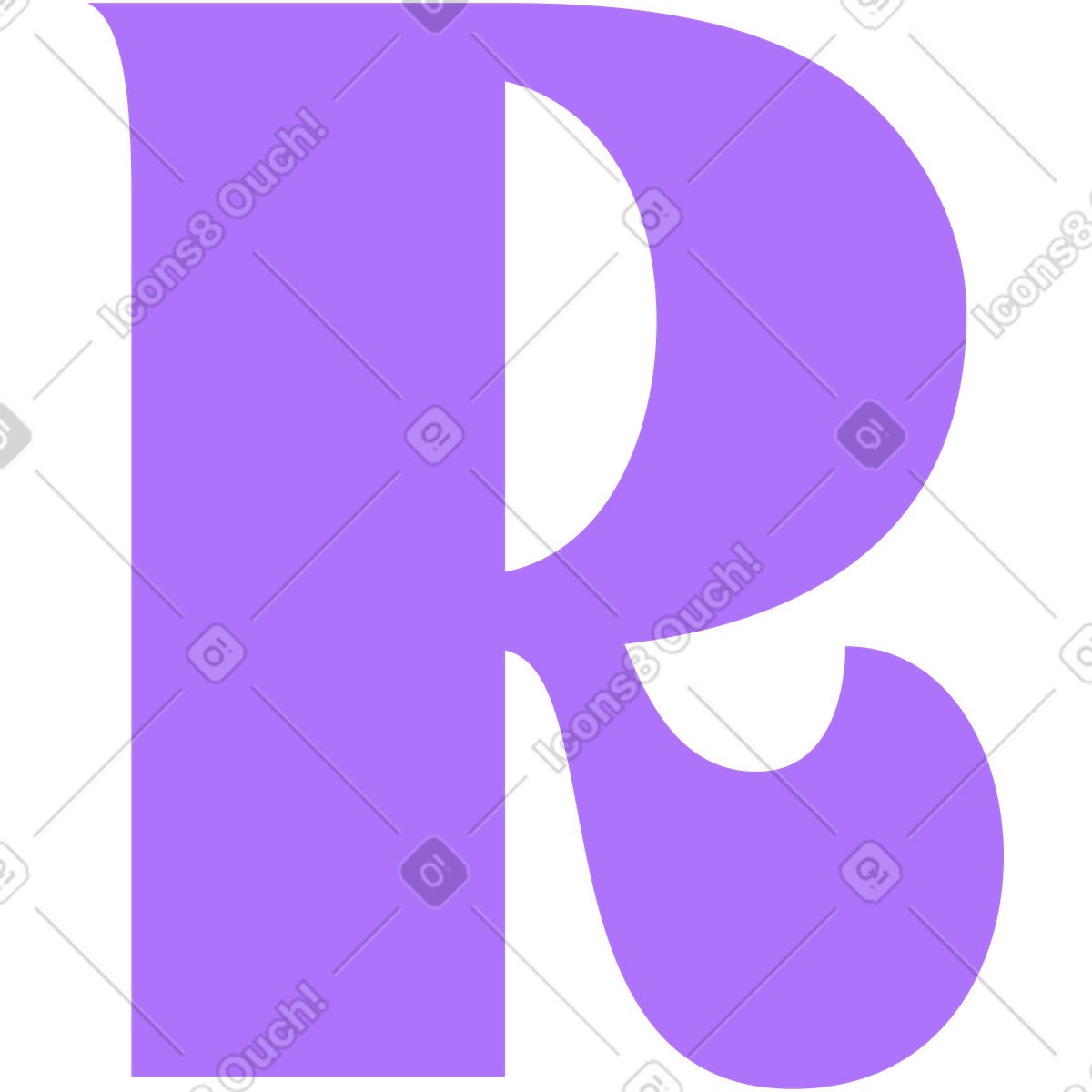 Florid スタイルの 文字r のイラストをPNG、SVG形式でダウンロード
