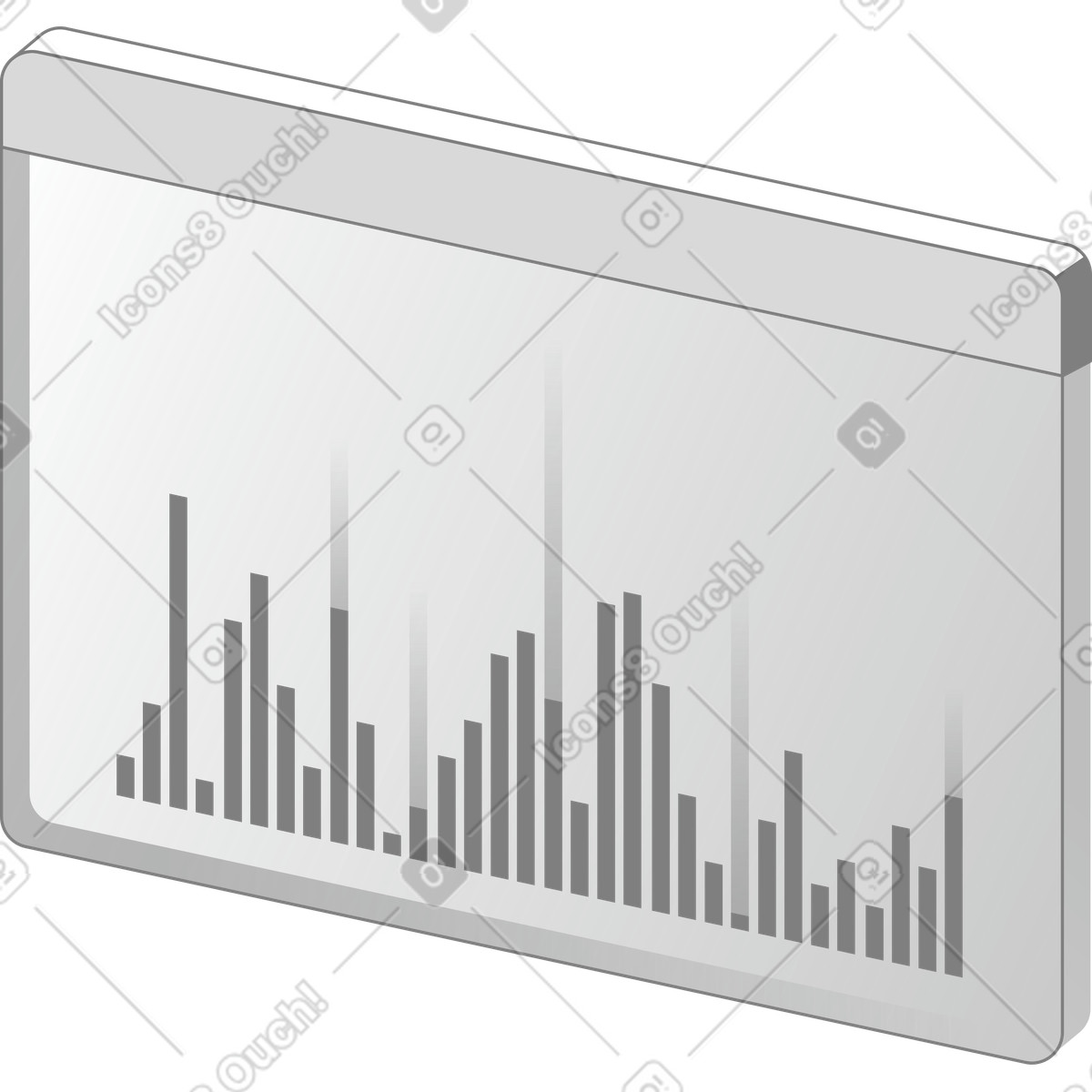 Futuristic 스타일의 Browser window blank header template for web analytics dashboard layout 일러스트레이션 PNG, SVG 다운로드