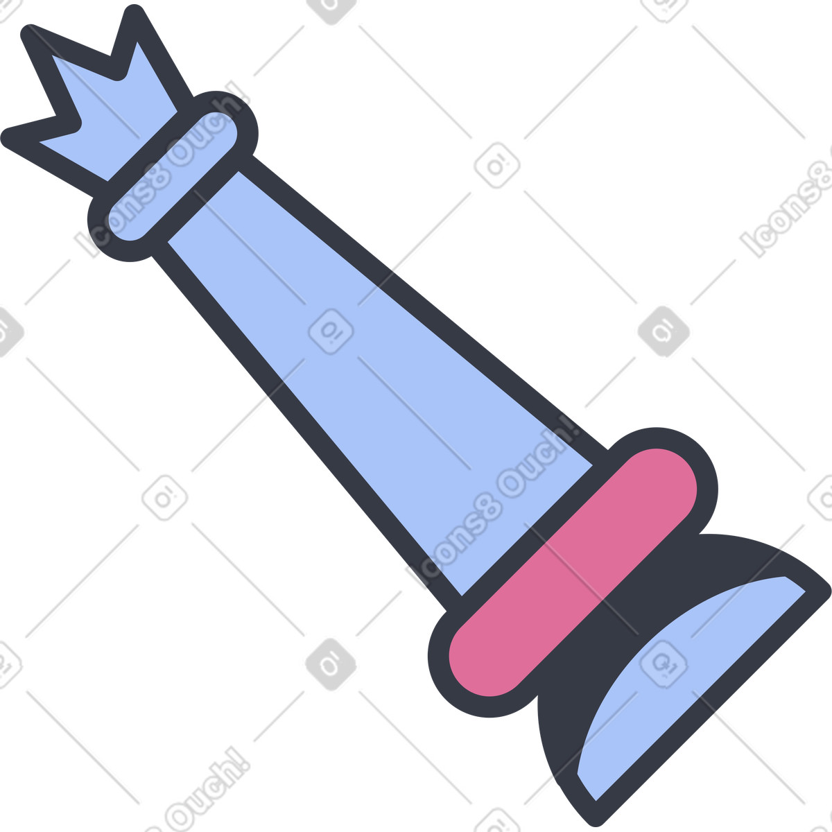 下载 Abstract 风格的 象棋皇后 插画，支持 PNG、SVG 格式