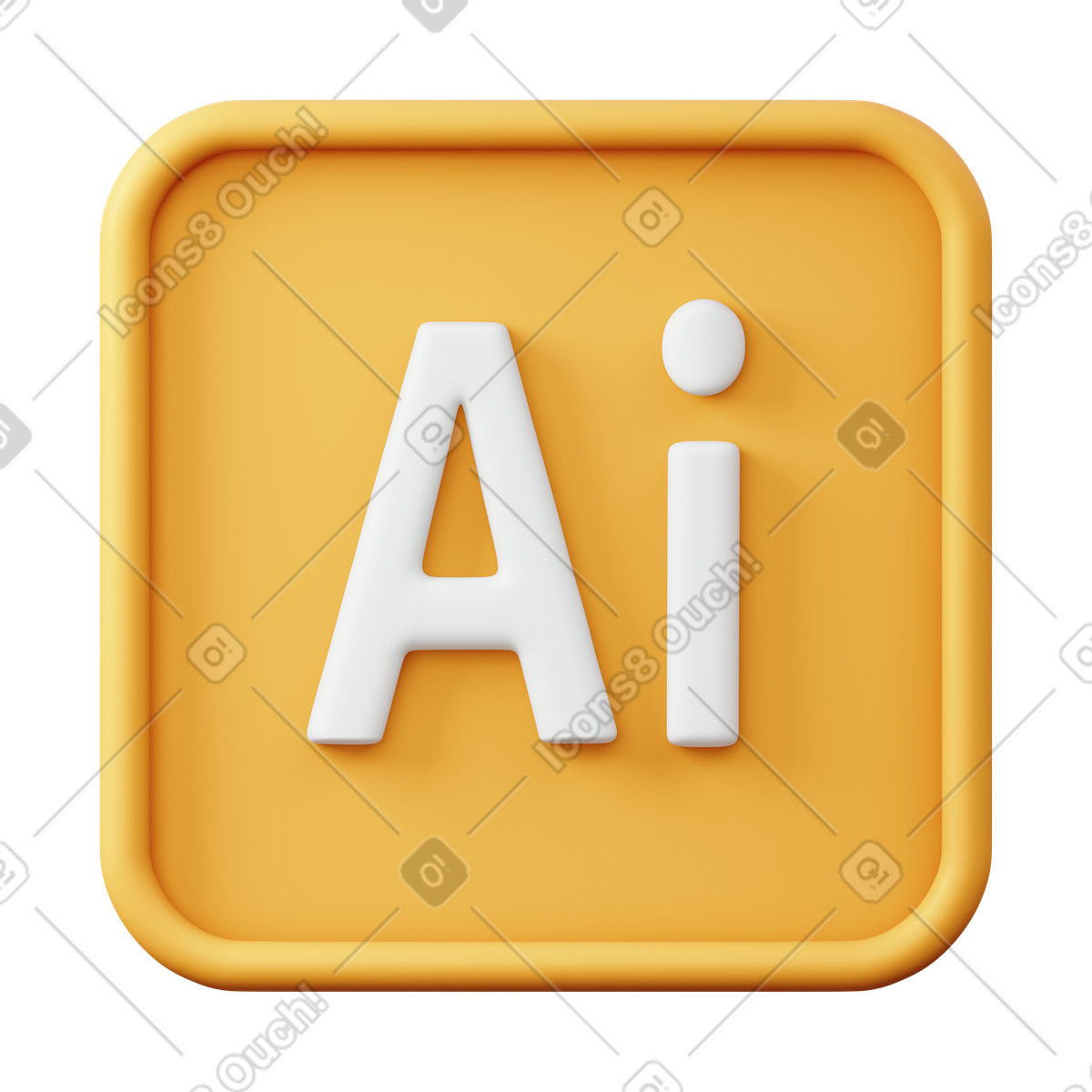 Ilustración Adobe illustrator en estilo 3D Sugary a descargar en PNG y SVG
