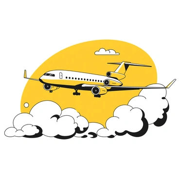 A Boeing 727 flying through soft, textured clouds that appear fluffy and layered. The aircraft is captured mid-flight with its wings extended and engines visible, showcasing its aerodynamic design. The clouds surround the airplane, creating a sense of elevation and freedom. The sky is expansive, filled with varying shades of white, emphasizing the contrast between the airplane and the cloud formations.