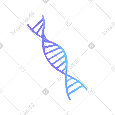 Dna animated illustration in GIF, Lottie (JSON), AE