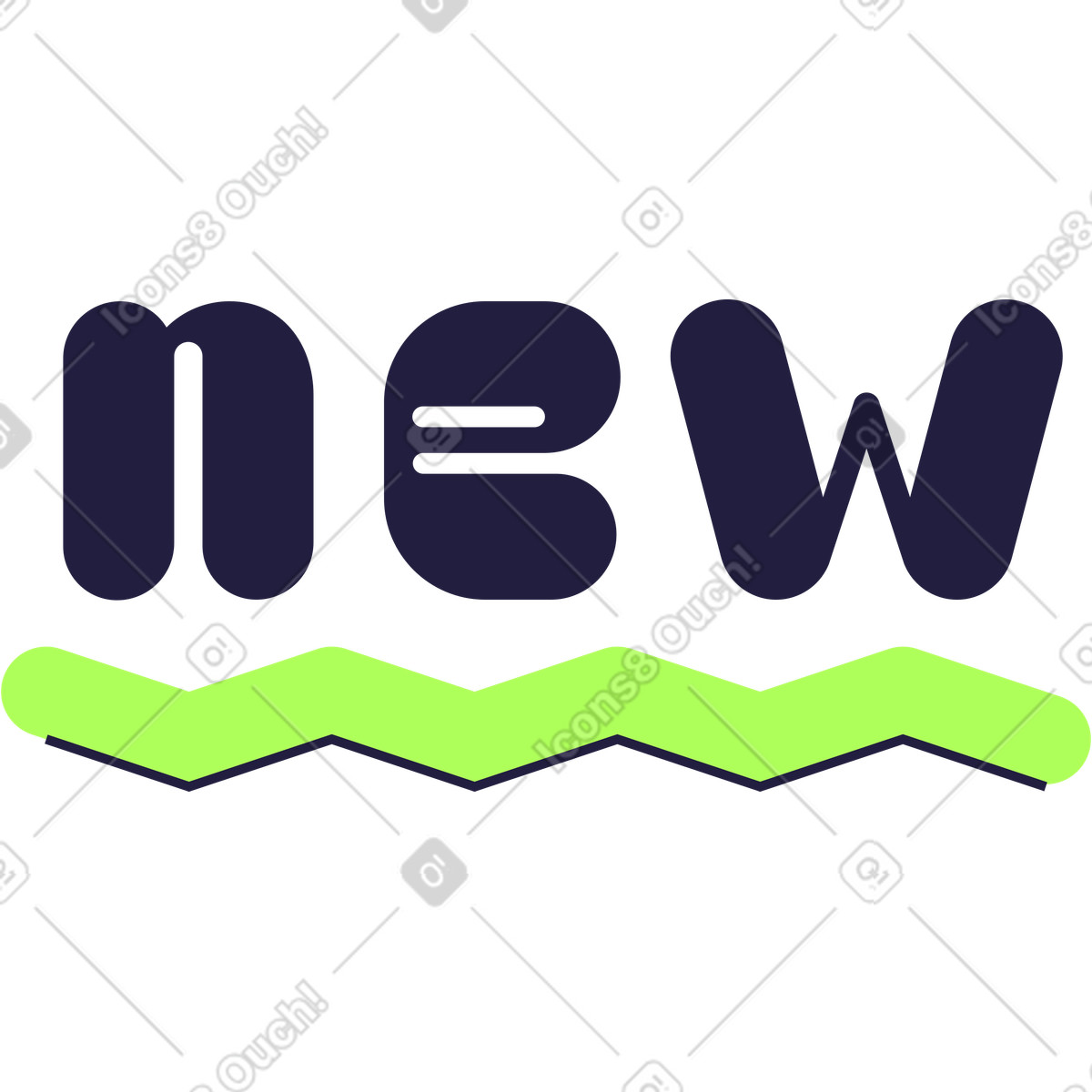 Ilustración New en estilo Mellow a descargar en PNG y SVG