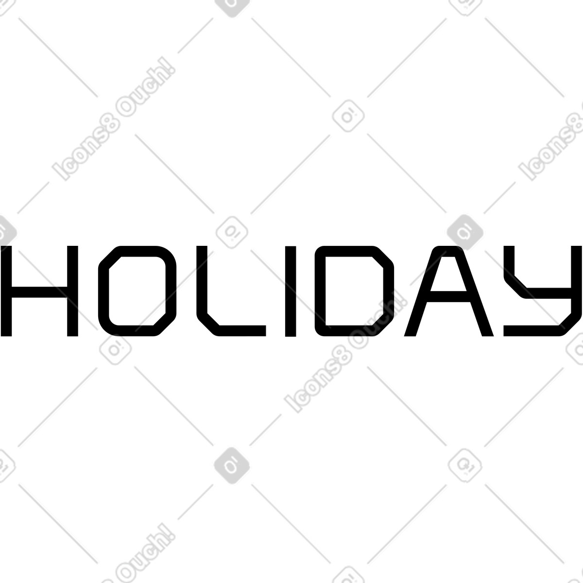 Schriftzug urlaub-Illustration im Space-Stil als Download in PNG, SVG